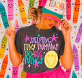 Helping Tiny Humans Do Big Things graphic tee