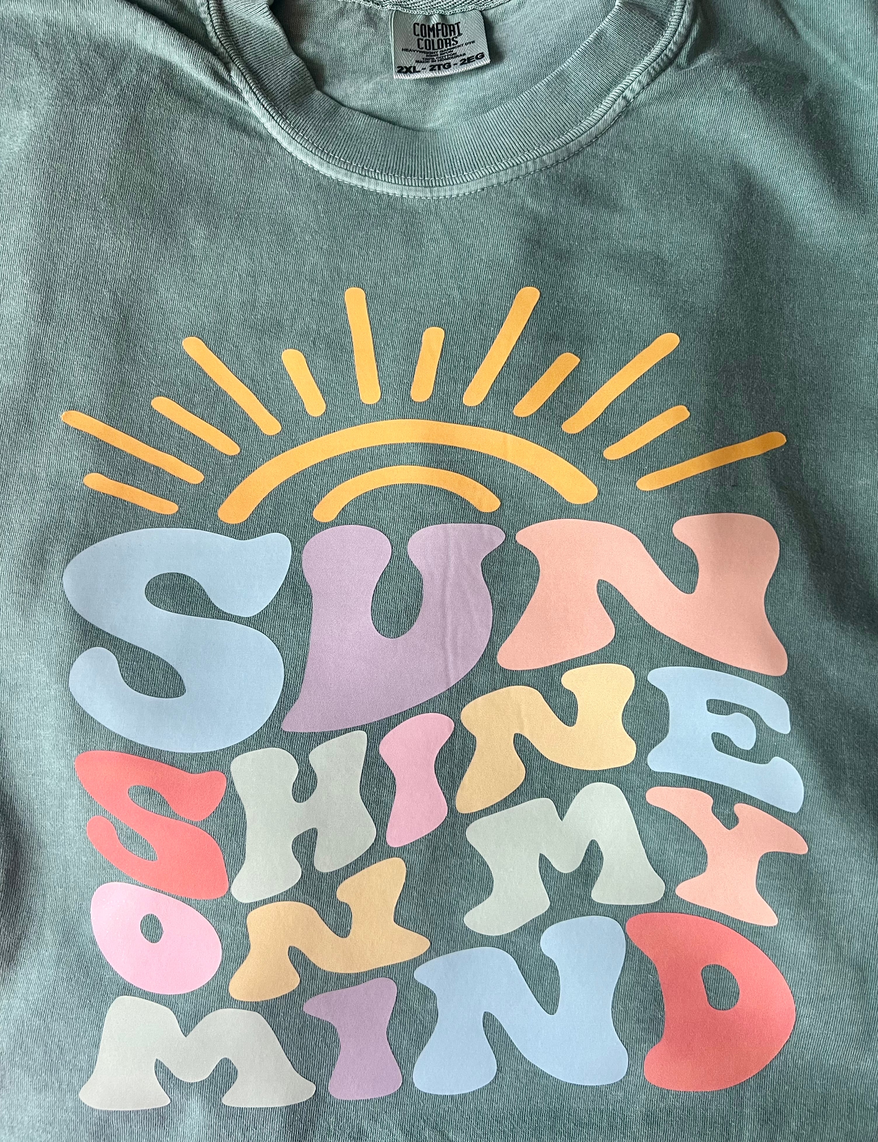 Sunshine on my mind graphic tee