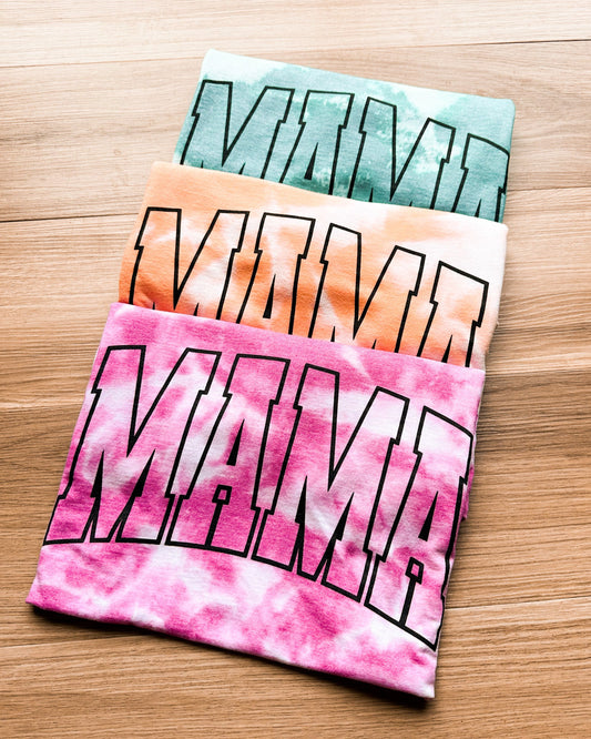 Mama Varsity Bleached Graphic Tee