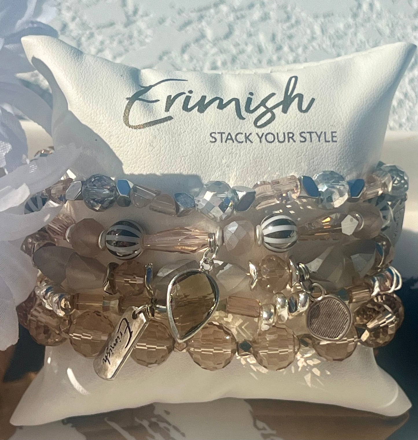 Erimish nude 5 bracelet set