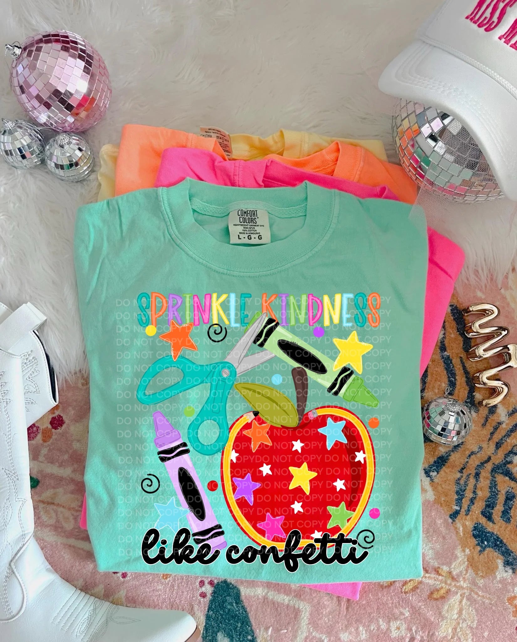Sprinkle Kindness Like Confetti graphic tee