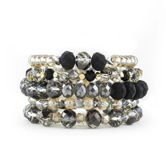 Erimish:  Rush Jar Set - stack of 5 bracelets