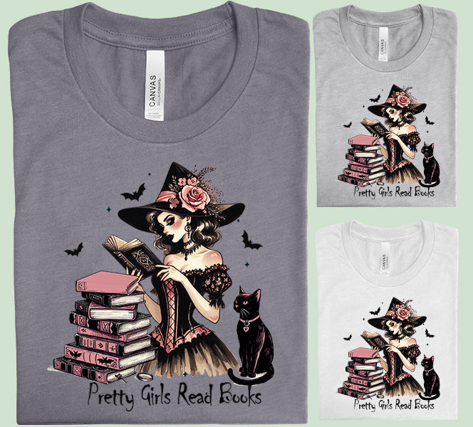 Pretty Girls Read Books - Graphic Tee