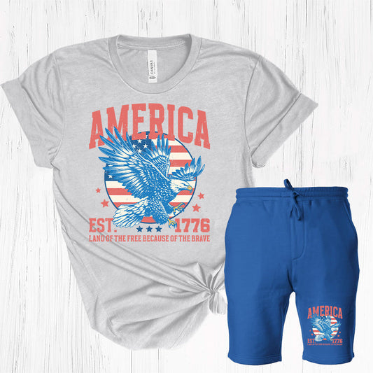 America 1776 - Graphic Tee and Shorts