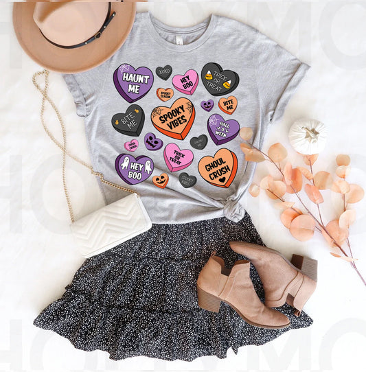 Halloween Hearts - Graphic Tee