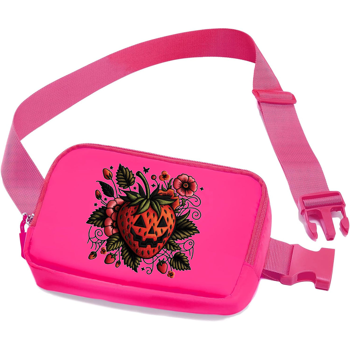 Spooky Strawberry Fanny Pack/Belt Bag