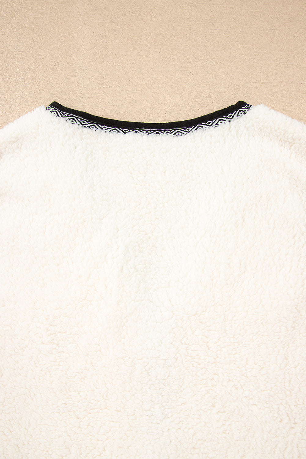 Dark Grey Sherpa Contrast Trim Patch Pocket Cartridge Toggle Button Vest