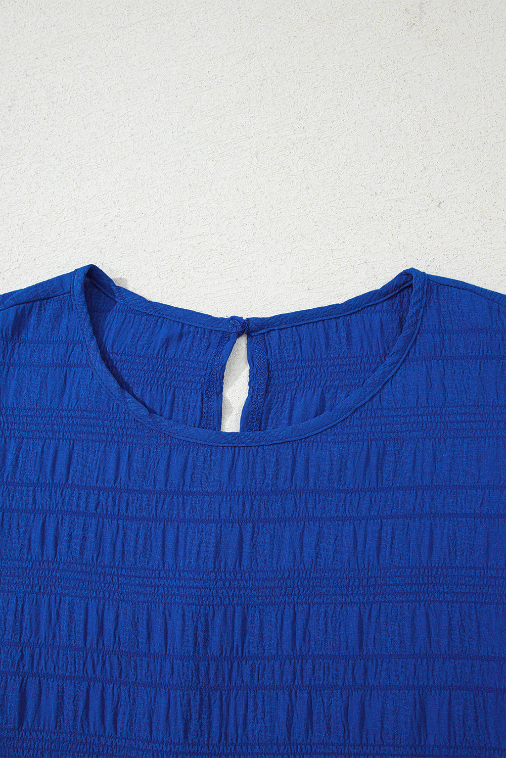 Dark Green Textured Flutter Sleeve Ruffled Mini Dress