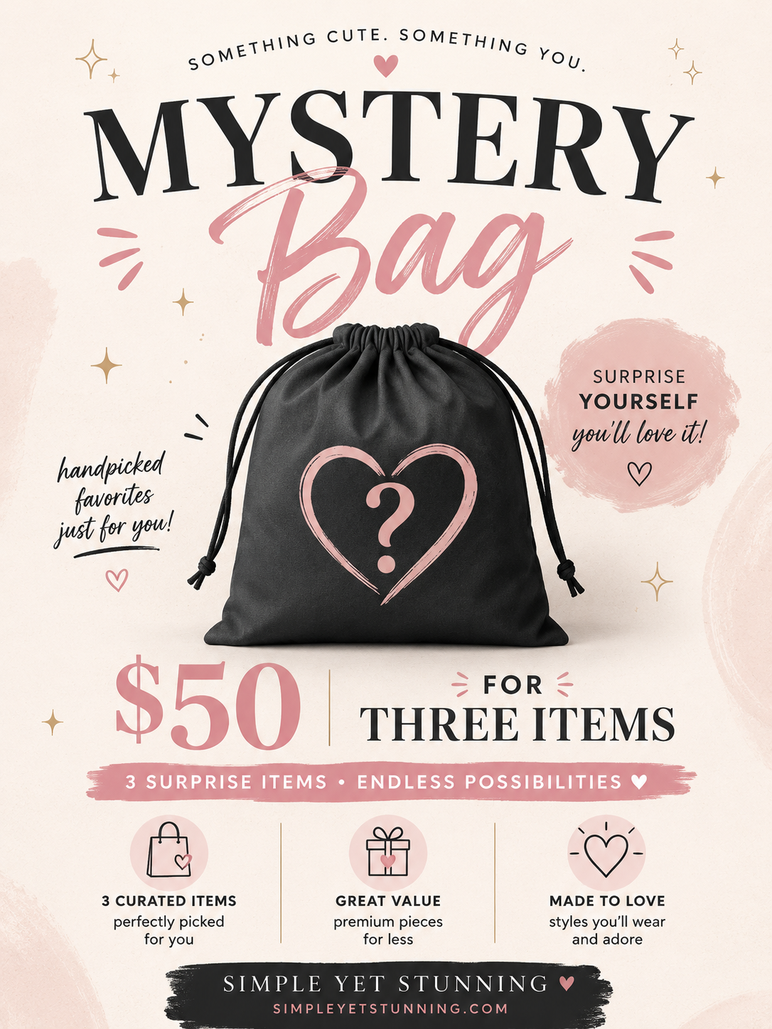 Mystery Bag of 3 Items