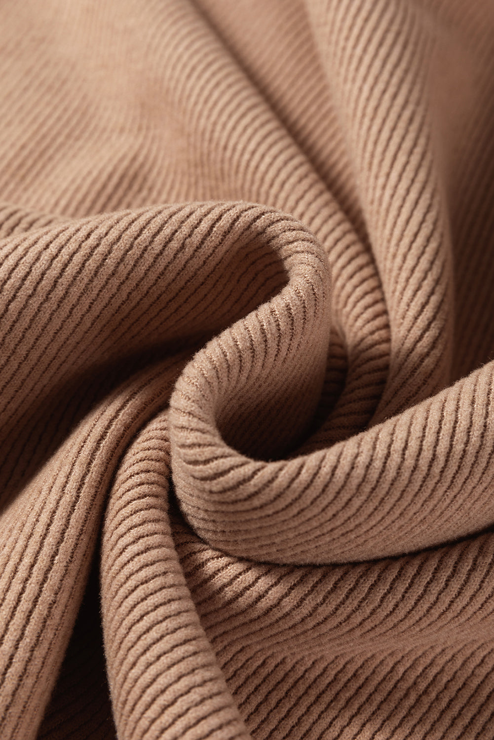 Casual Lace Drawstring Pullover Hoodie and High Waist Pants Corduroy Suit