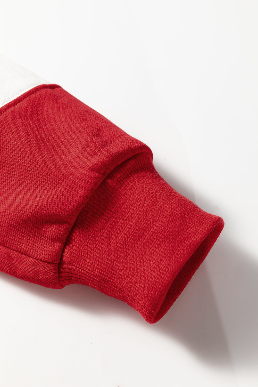 Evergreen Colorblock Drop Shoulder Baggy Sweatshirt