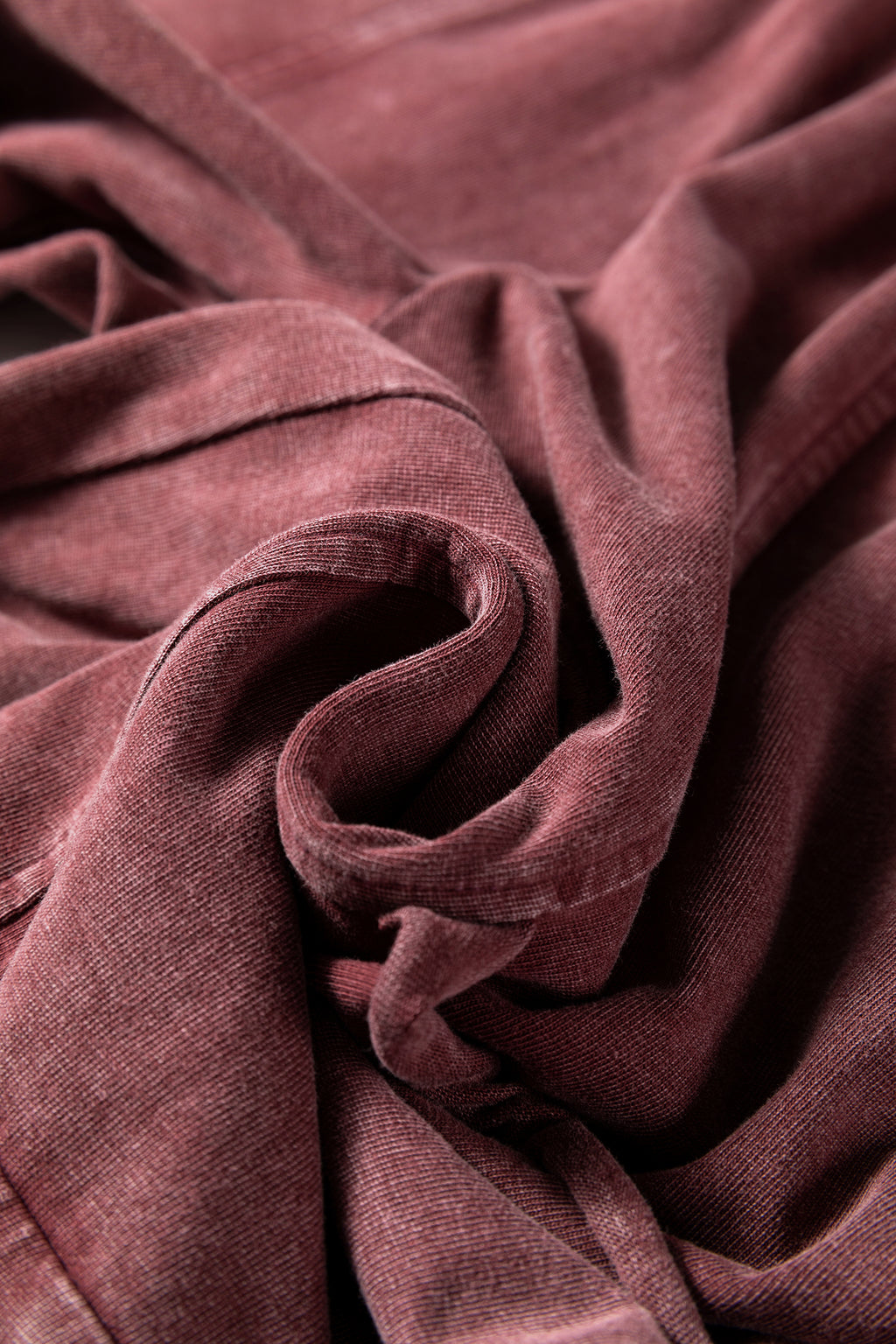 Medium Grey Mineral Wash Lace-up High Waist Raw Hem Patched Pocket Pants