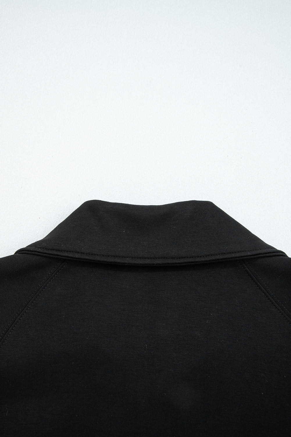 Goat Zip Collar Long Sleeve Top Drawstring Pants Set