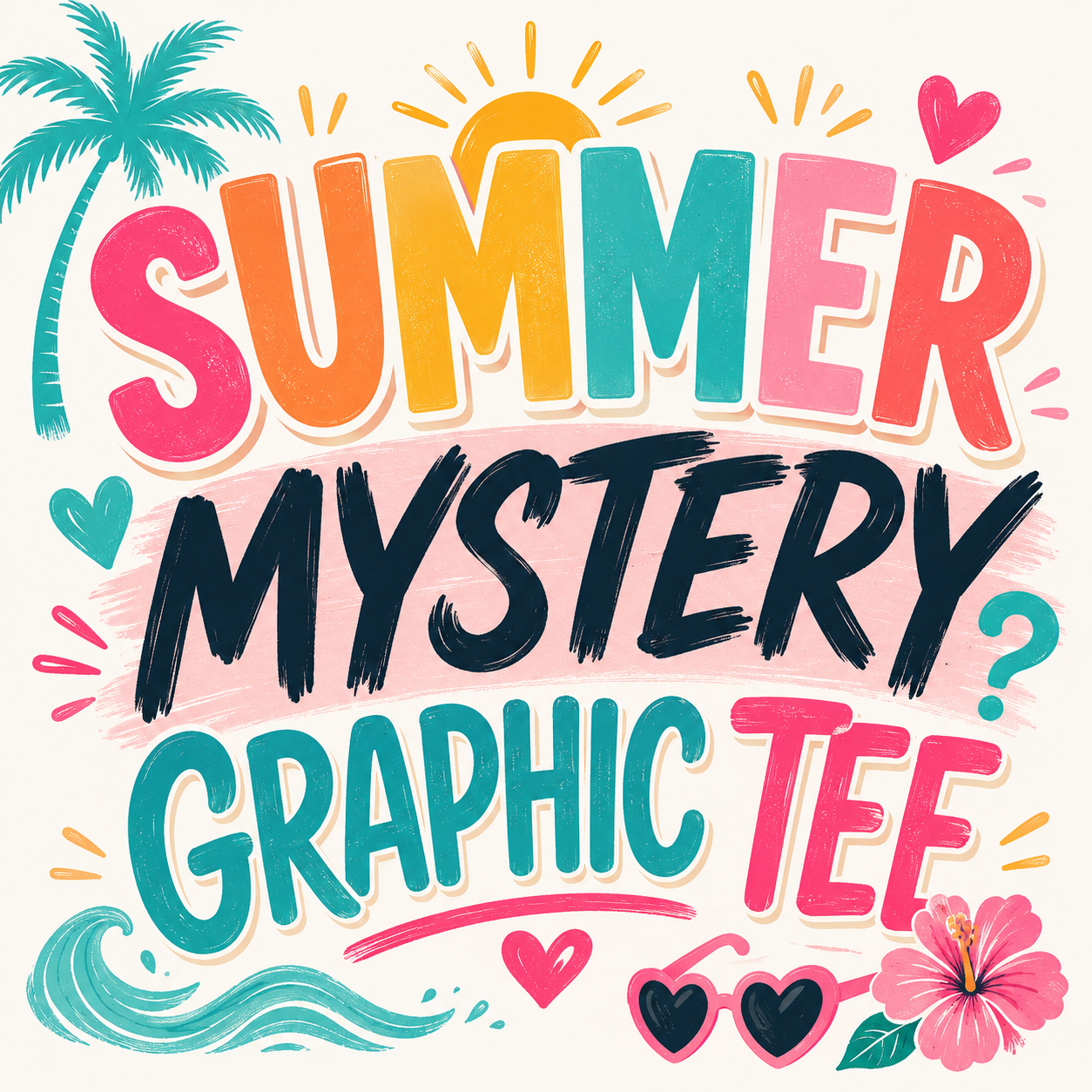 Summer Mystery graphic tee