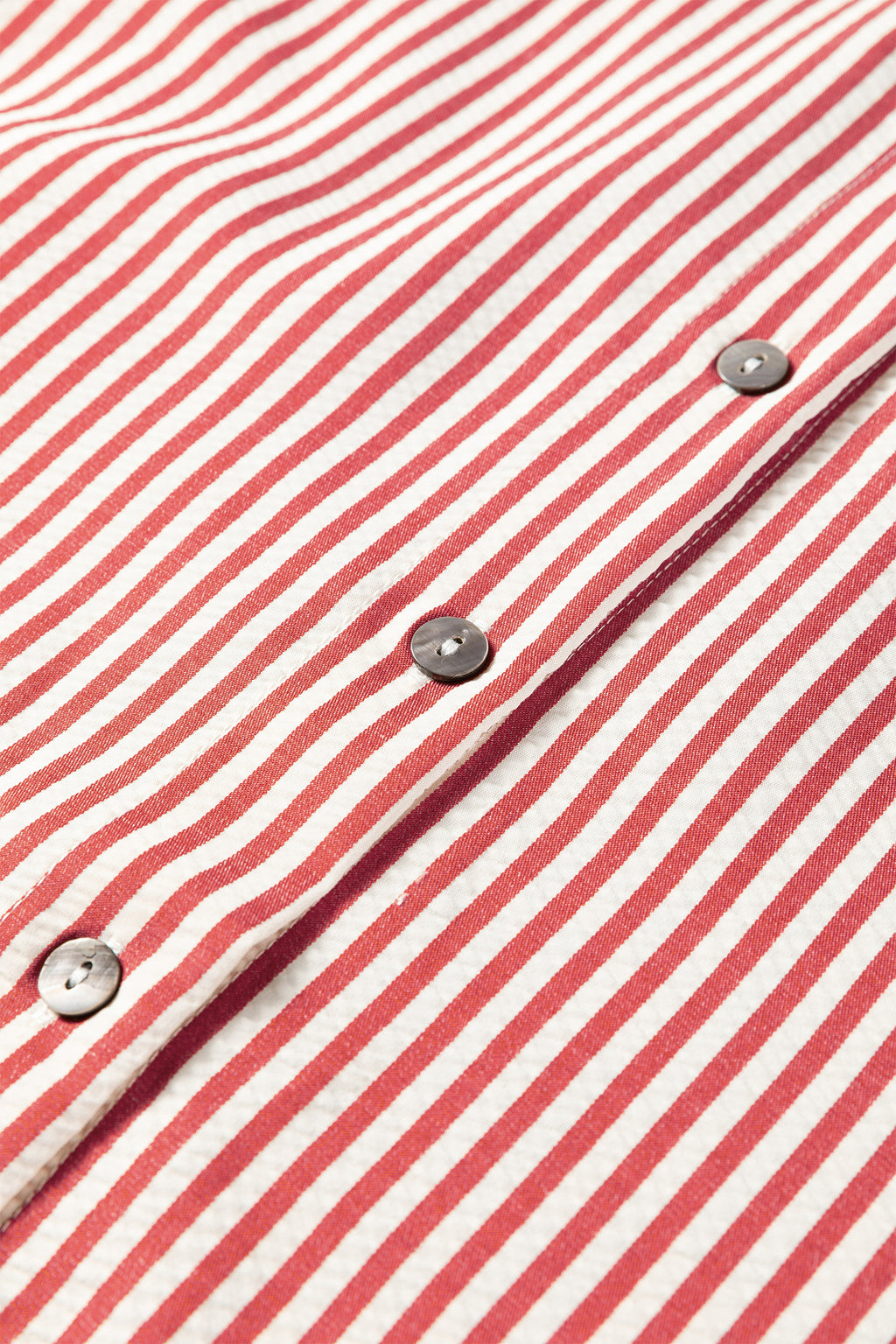 Racing Red Striped Leopard Print Patchwork Button Up Womens Shirt