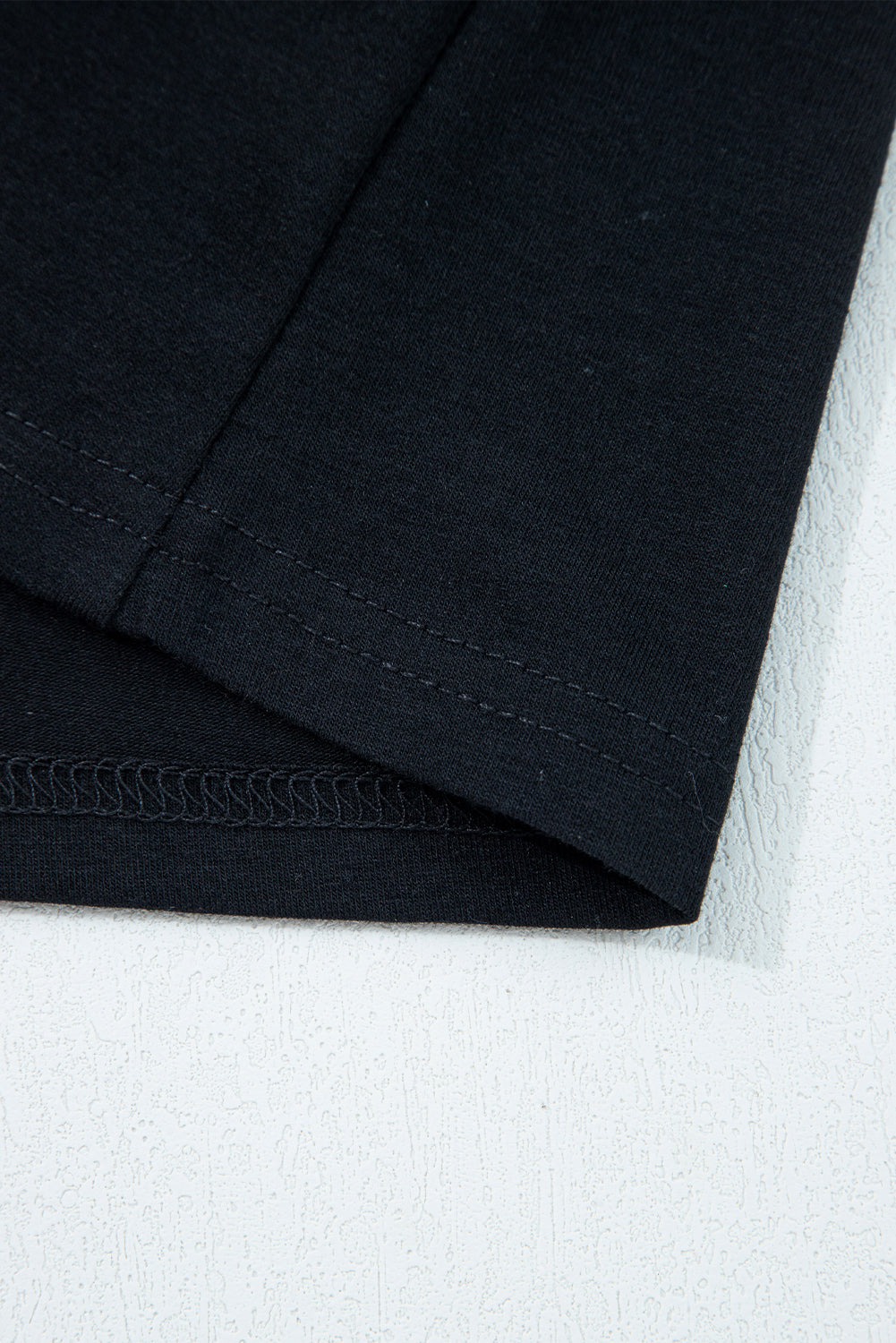 Blackish Green Asymmetric Seam Detail Solid Color Long Sleeve Top
