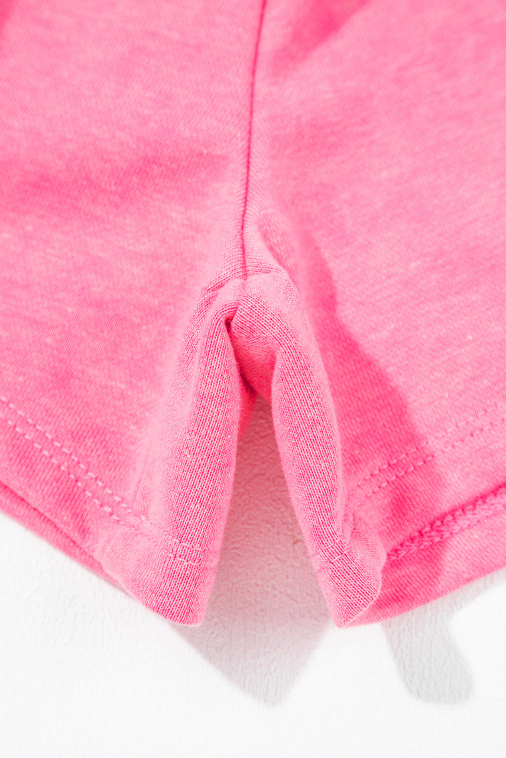 Bonbon Mineral Wash Drawstring Waist Hollow Out Back Short Sleeve Romper