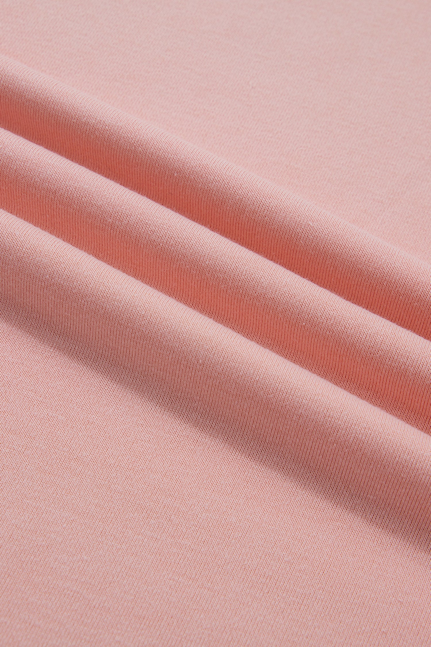 Pink Solid Color High Neck Cap Sleeve Loose Top