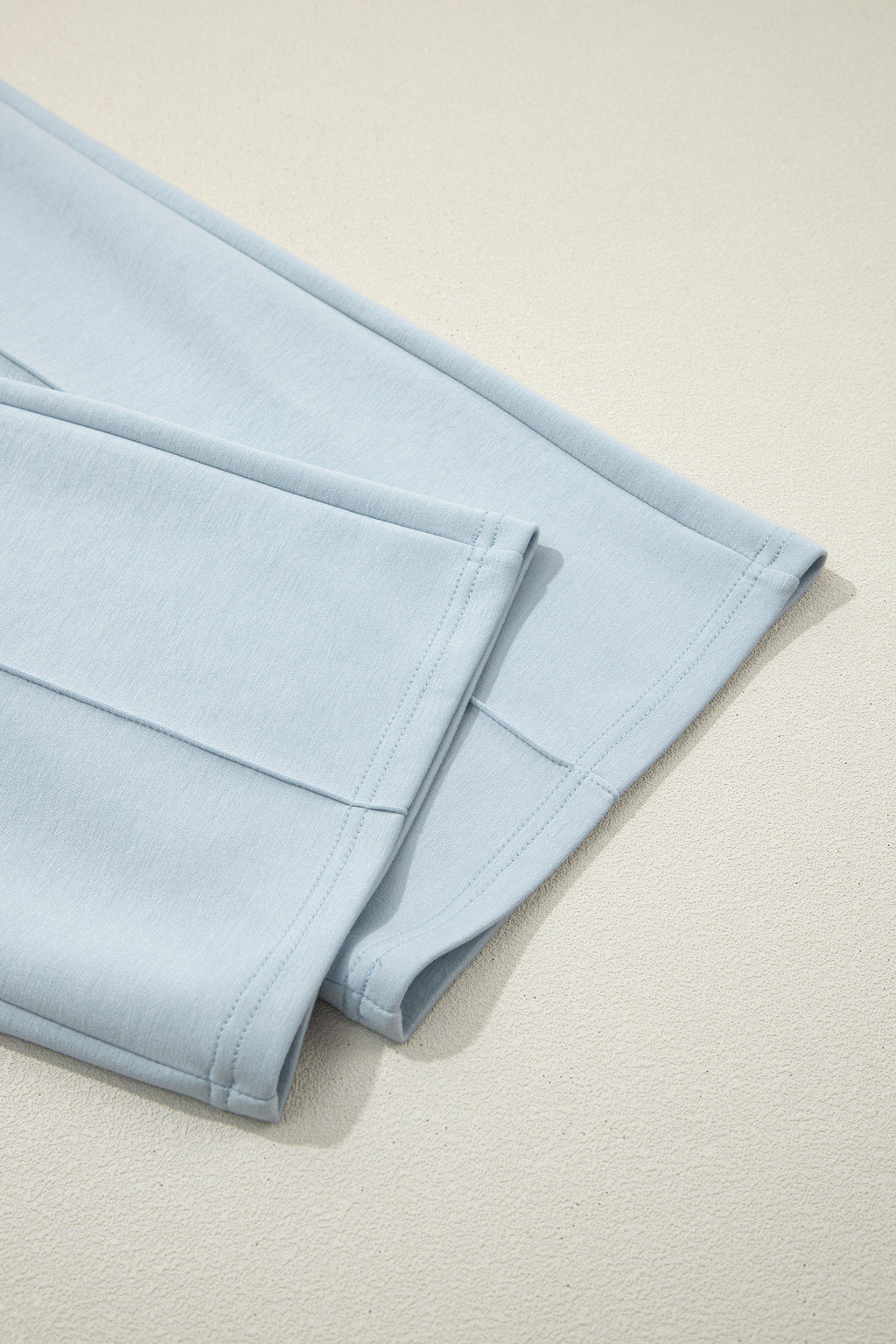Gray Half Zip Polo Tee Casual Pant Set