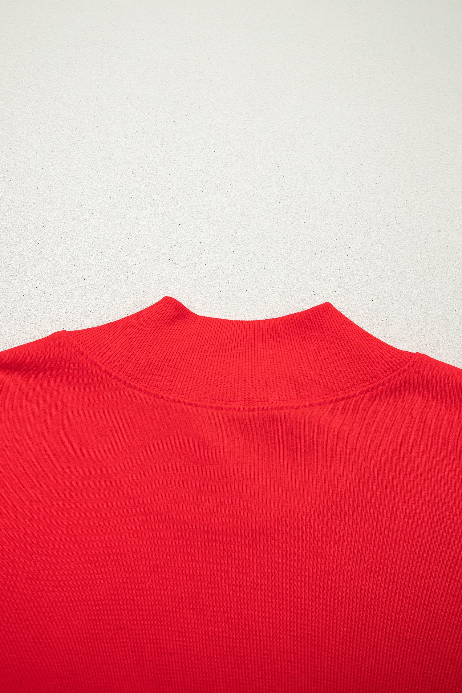 Pink Solid Color High Neck Cap Sleeve Loose Top