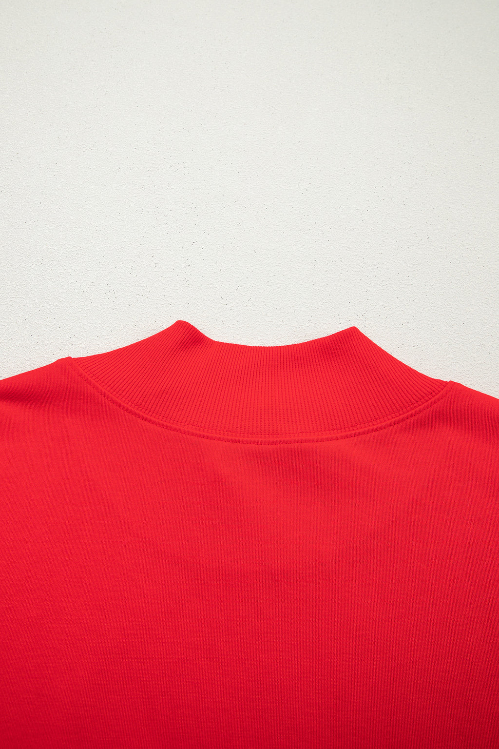 Pink Solid Color High Neck Cap Sleeve Loose Top