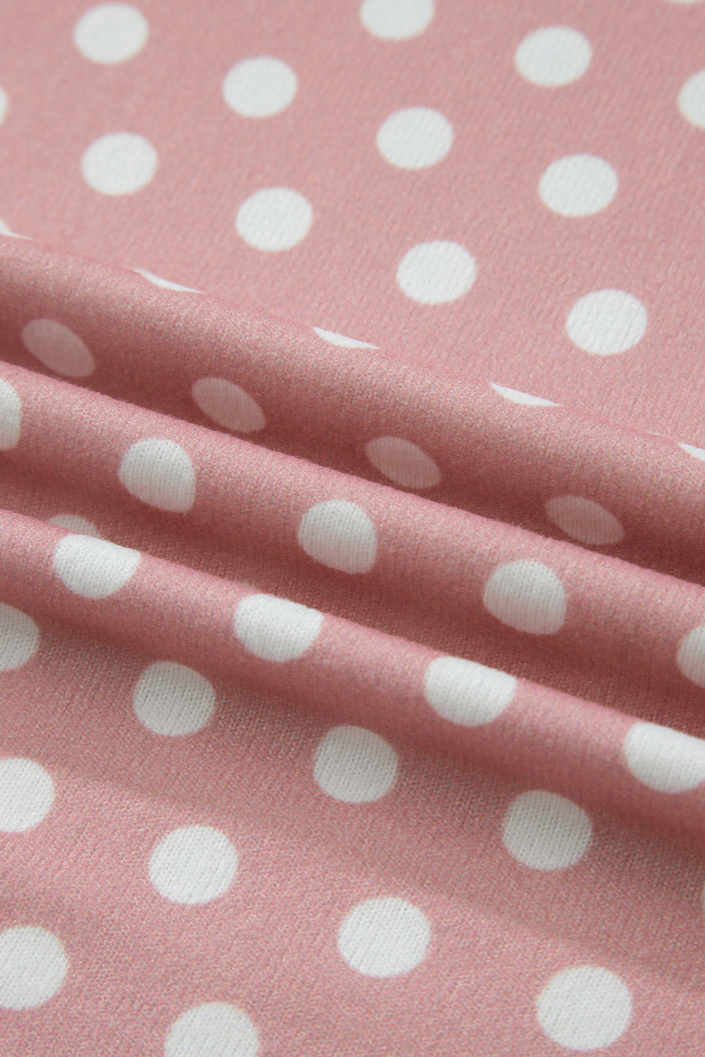 Pink Polka Dot Print Short Set