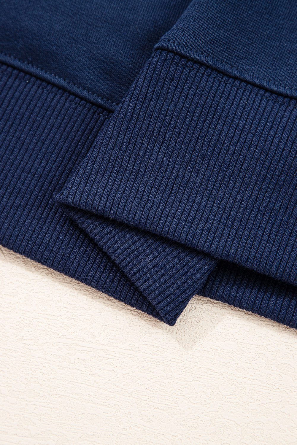 Evergreen Varsity Striped Detail Drop Shoulder Oversized Sweatshirt