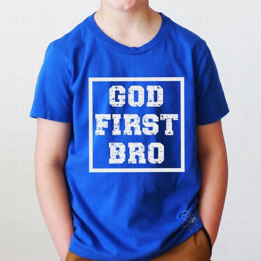 God First Bro- MYSTERY TEE COLOR ONLY