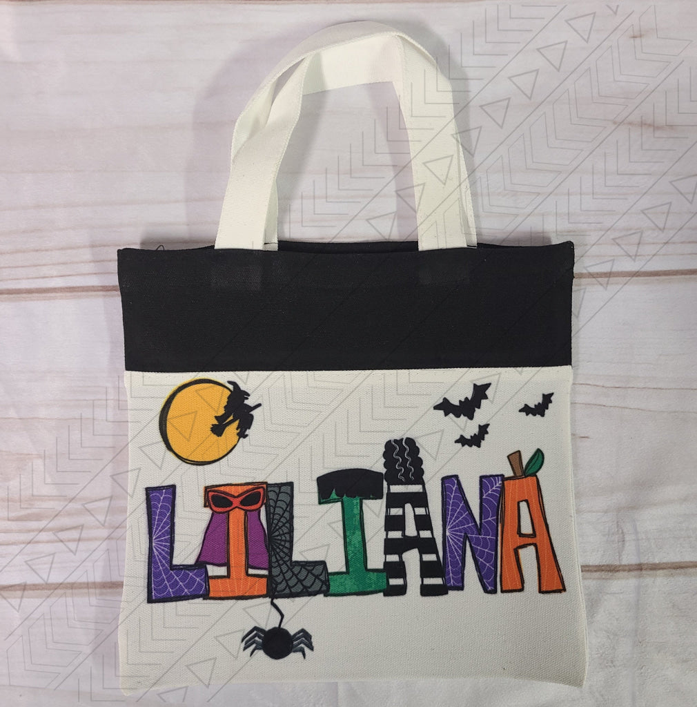 Halloween Name Bag