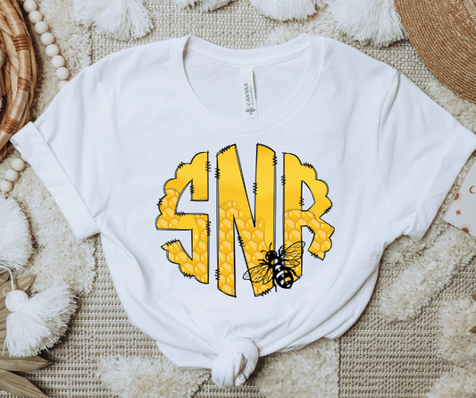 Honeycomb Monogram Youth Shirt