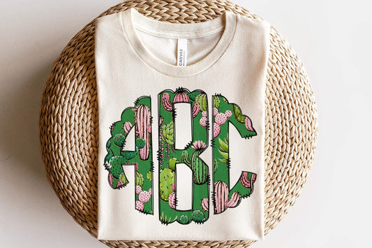 Cactus Monogram Shirt