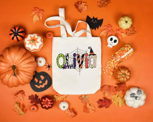 Completed Trick or Treat Tote Bag