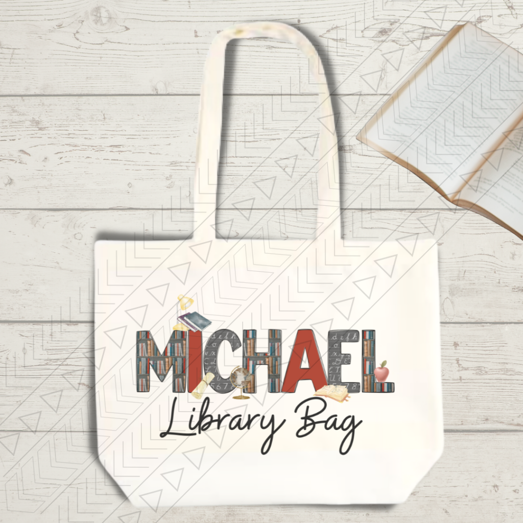 Library Name Tote