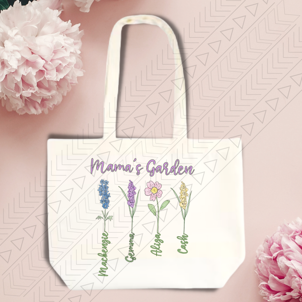 Mama's Garden Name Tote