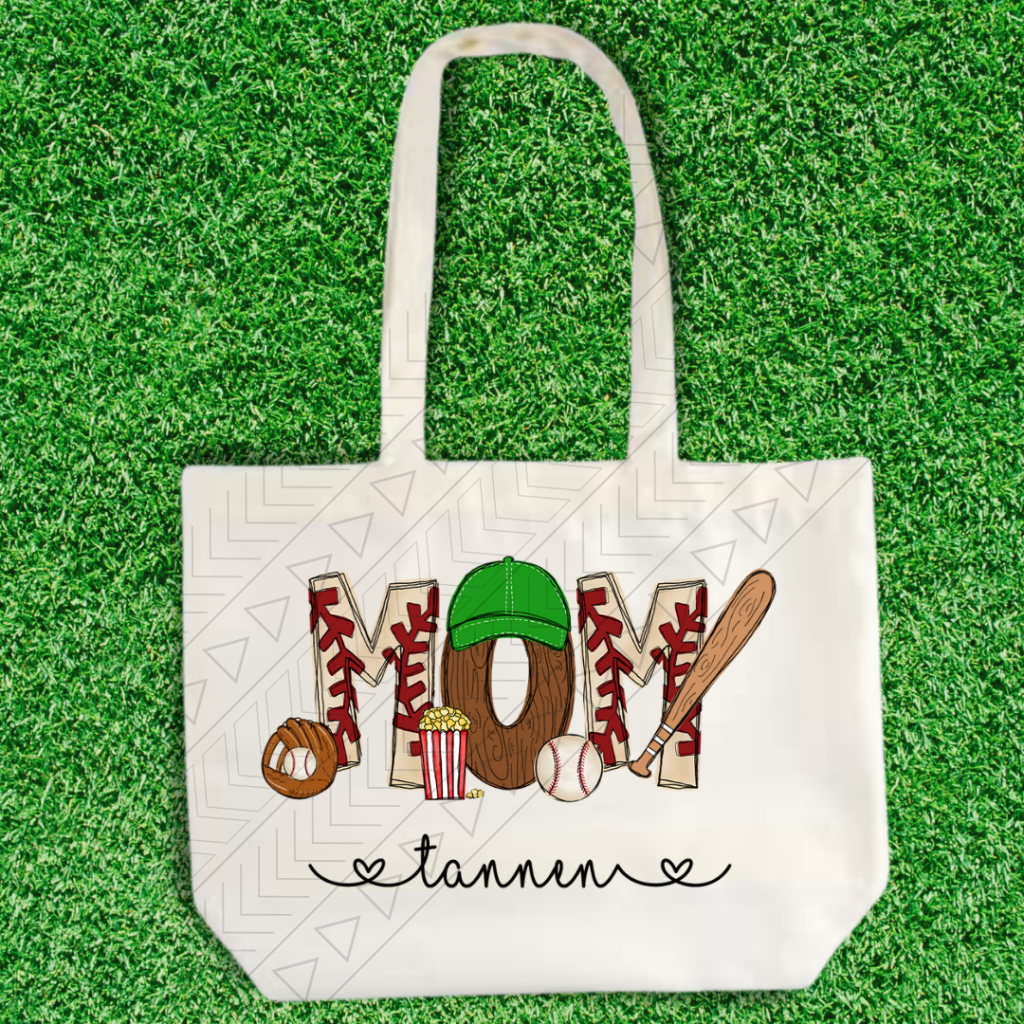Name & Kids Baseball/Softball Tote