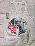 Patriotic Monogram Tank top