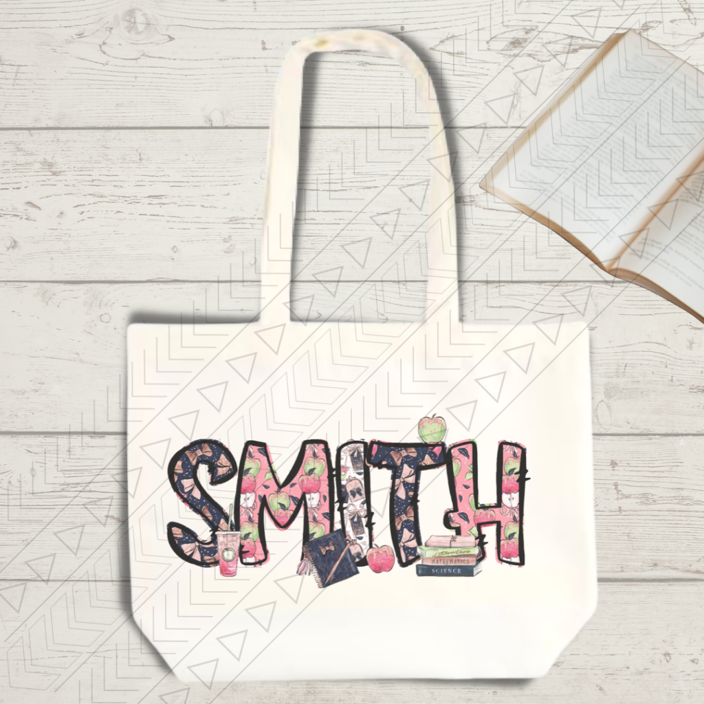 Teacher Name Tote