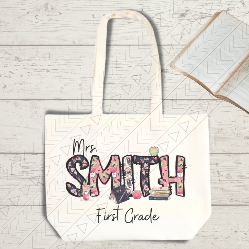 Teacher Name Tote