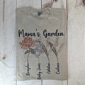 Vintage Mama's Garden  Name Tee *row*