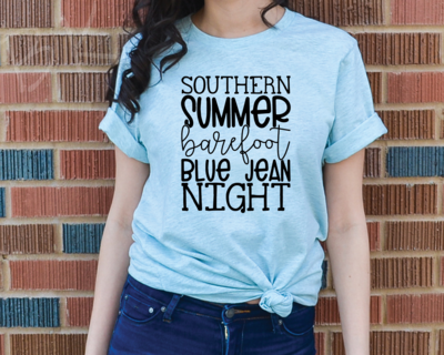 Southern Summer Barefoot Bluejean Nights