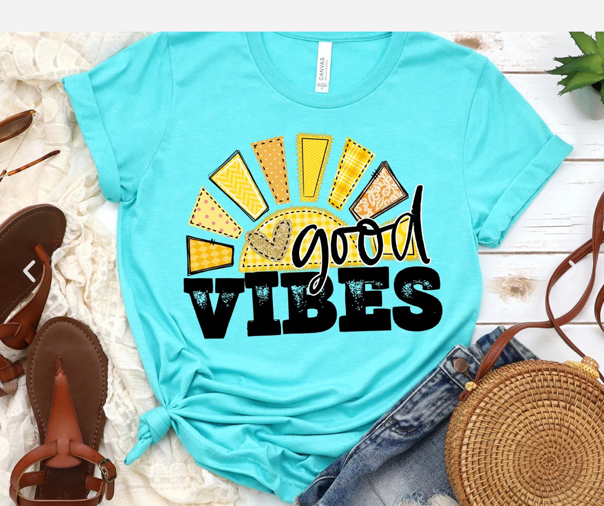 Good vibes graphic tee