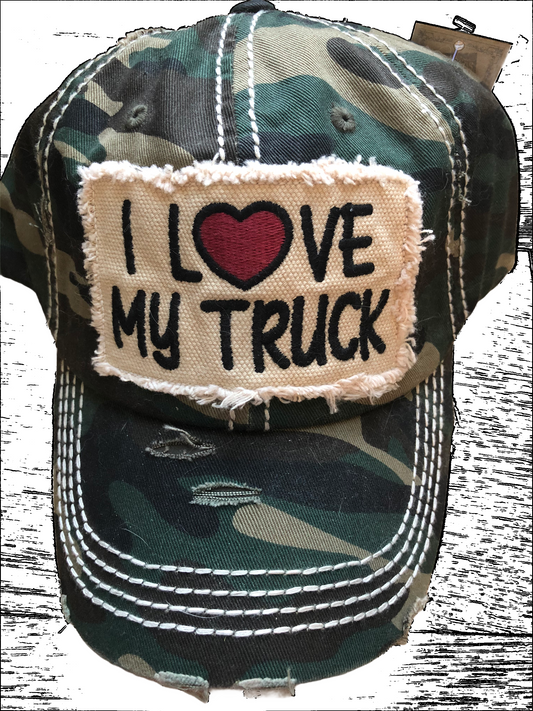 I love my truck camo hat
